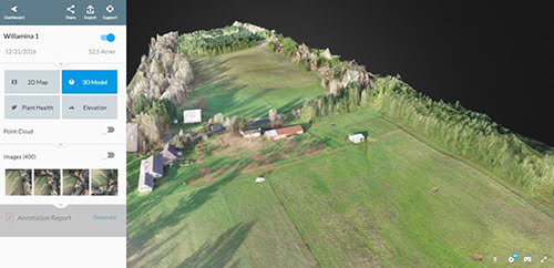 Image of drone mapping.